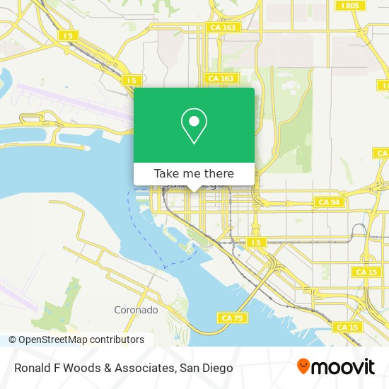 Ronald F Woods & Associates map