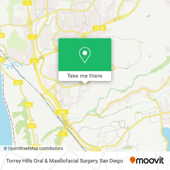 Torrey Hills Oral & Maxillofacial Surgery map