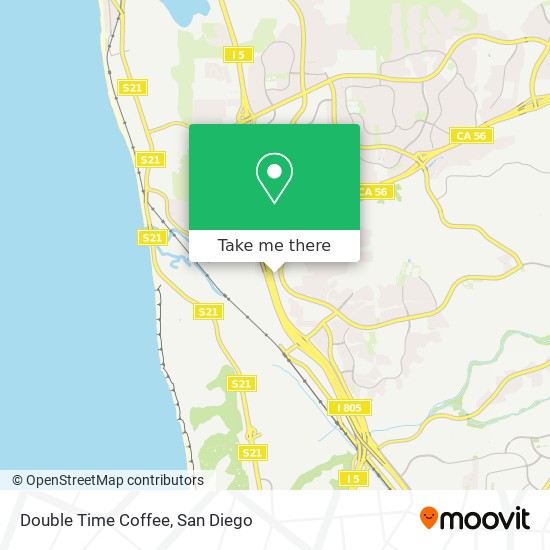 Double Time Coffee map