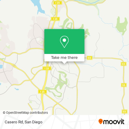 Mapa de Casero Rd