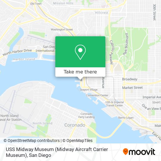 Mapa de USS Midway Museum (Midway Aircraft Carrier Museum)