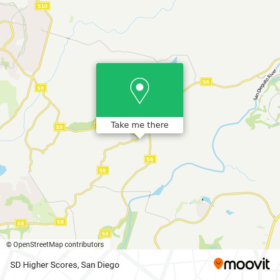 Mapa de SD Higher Scores