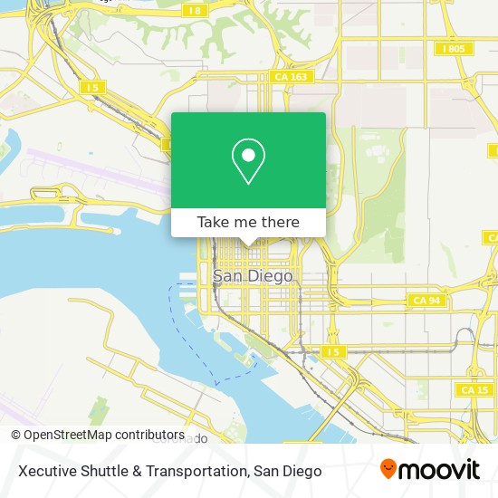 Xecutive Shuttle & Transportation map