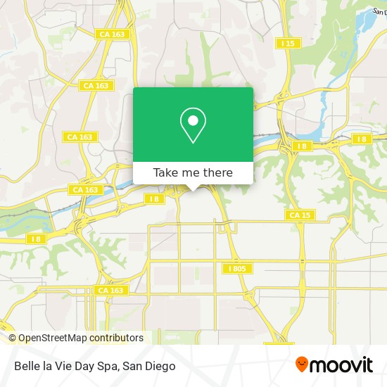 Mapa de Belle la Vie Day Spa