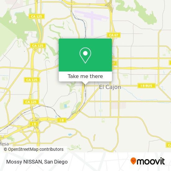 Mossy NISSAN map