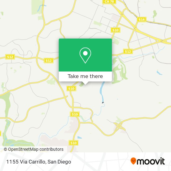 1155 Via Carrillo map