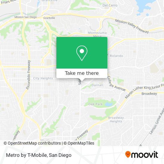 Metro by T-Mobile map