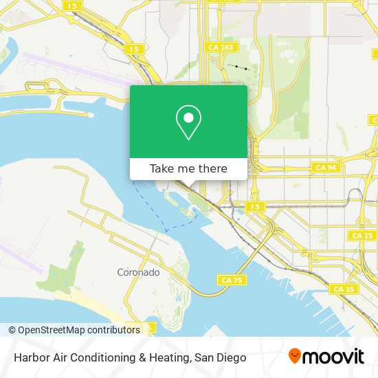 Harbor Air Conditioning & Heating map