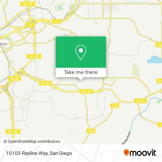 Mapa de 10103 Rayline Way