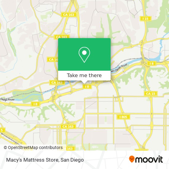 Macy's Mattress Store map