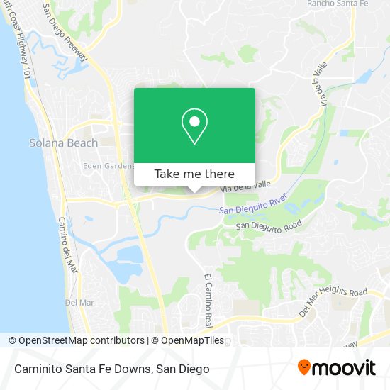 Caminito Santa Fe Downs map