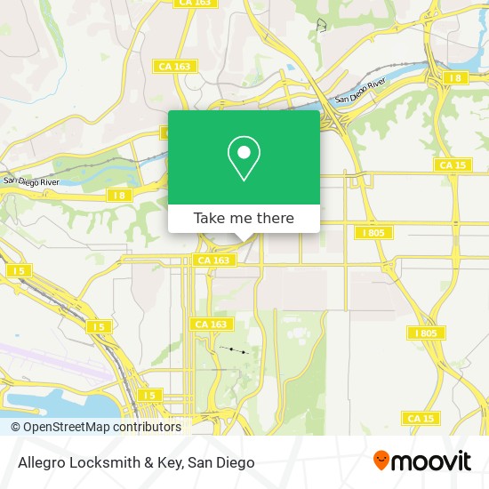 Mapa de Allegro Locksmith & Key