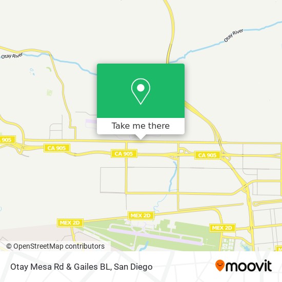 Mapa de Otay Mesa Rd & Gailes BL