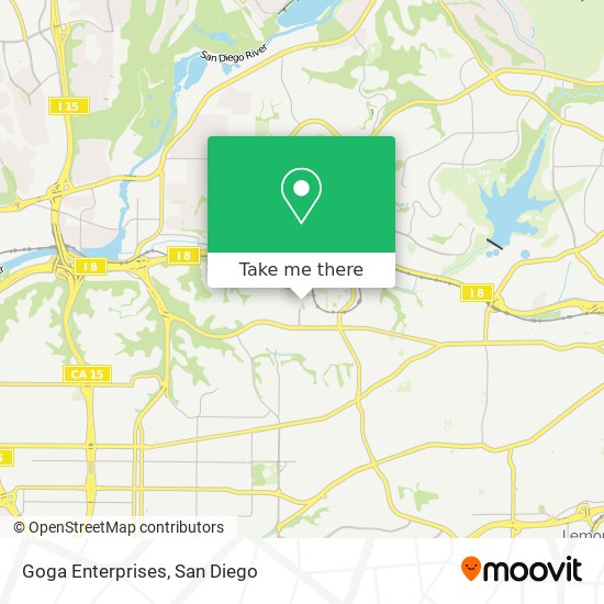 Goga Enterprises map