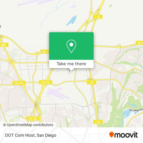 Mapa de DOT Com Host