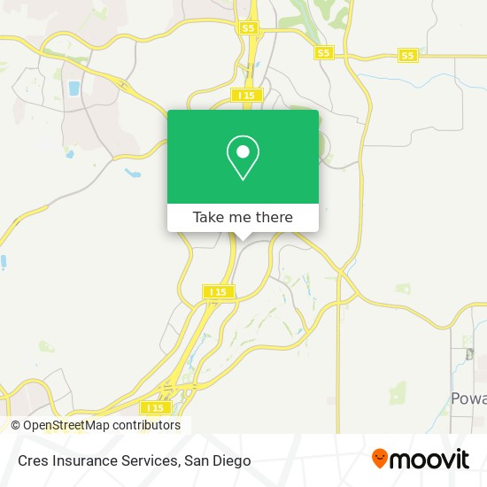 Mapa de Cres Insurance Services