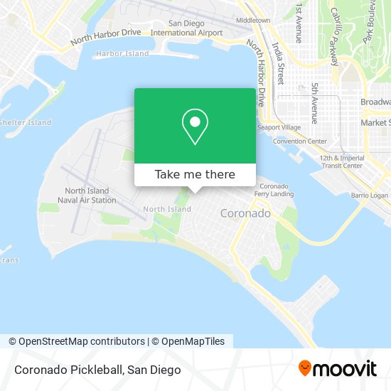 Coronado Pickleball map