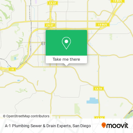 A-1 Plumbing Sewer & Drain Experts map