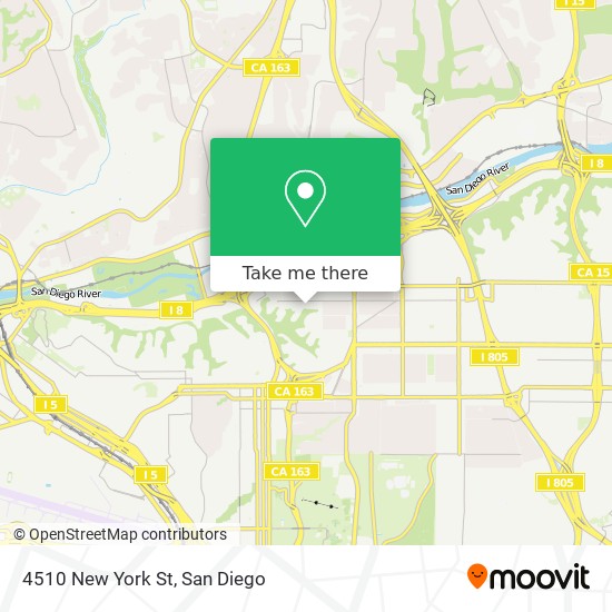 Mapa de 4510 New York St