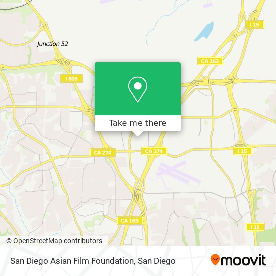 San Diego Asian Film Foundation map