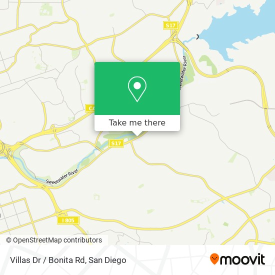 Villas Dr / Bonita Rd map