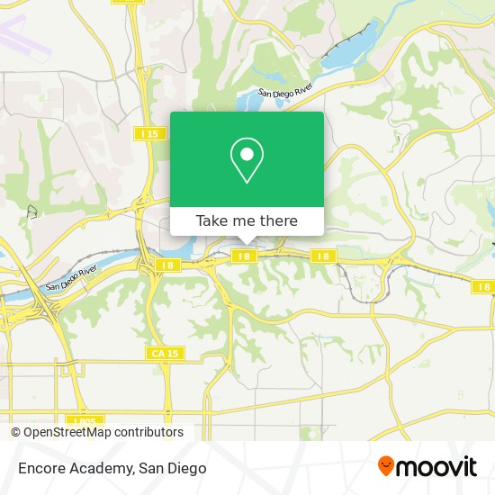 Mapa de Encore Academy