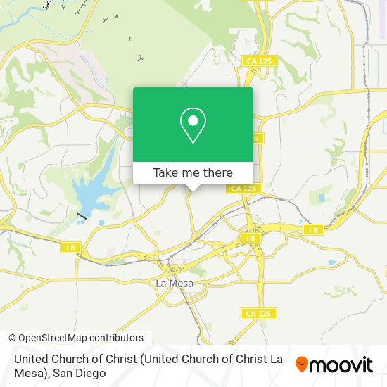 United Church of Christ (United Church of Christ La Mesa) map