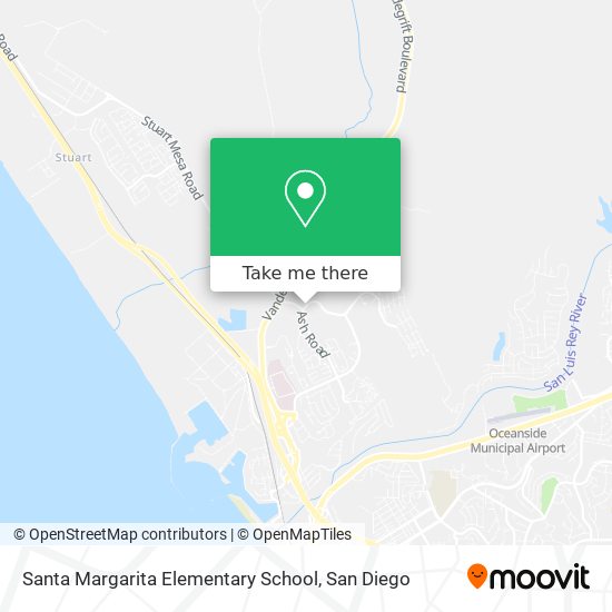 Mapa de Santa Margarita Elementary School