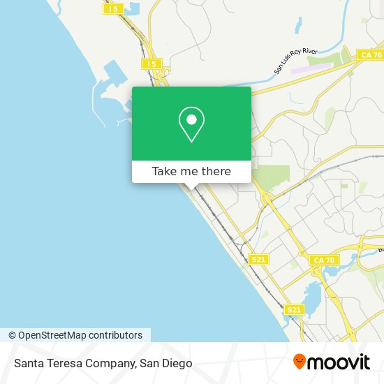 Mapa de Santa Teresa Company