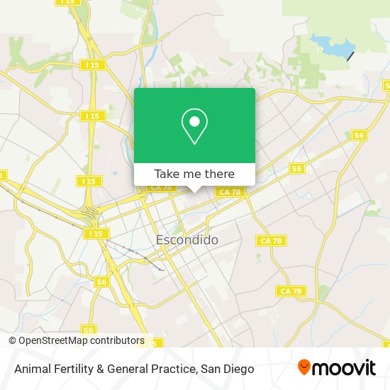 Animal Fertility & General Practice map