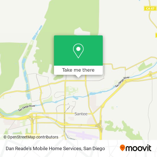 Mapa de Dan Reade's Mobile Home Services