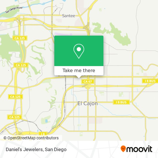 Daniel's Jewelers map