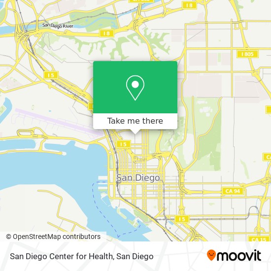 San Diego Center for Health map