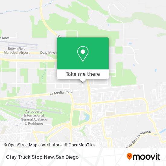 Mapa de Otay Truck Stop New