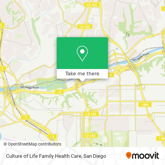 Mapa de Culture of Life Family Health Care