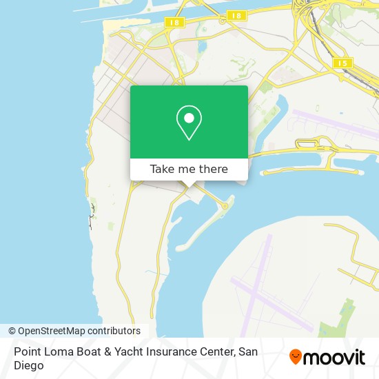 Mapa de Point Loma Boat & Yacht Insurance Center