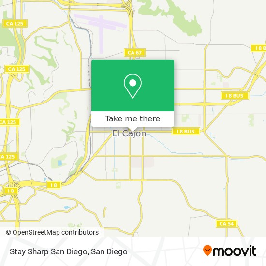 Mapa de Stay Sharp San Diego