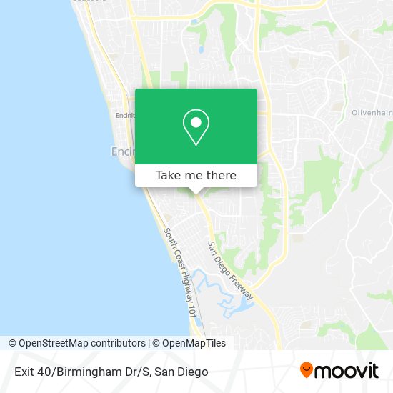 Exit 40/Birmingham Dr/S map