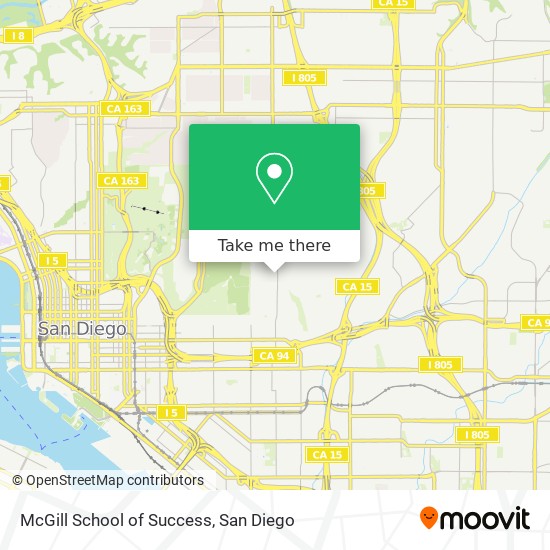 Mapa de McGill School of Success