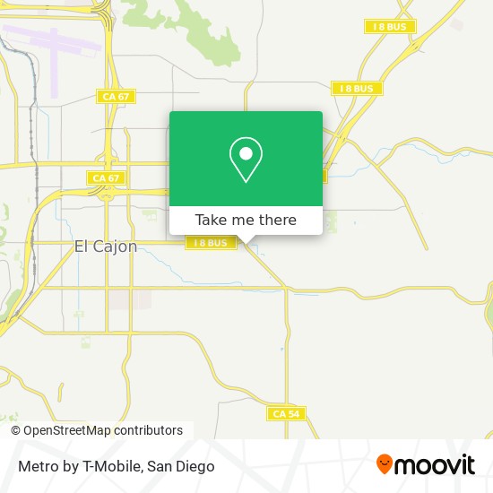 Mapa de Metro by T-Mobile