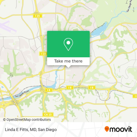 Mapa de Linda E Fitts, MD