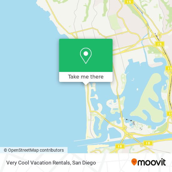 Mapa de Very Cool Vacation Rentals