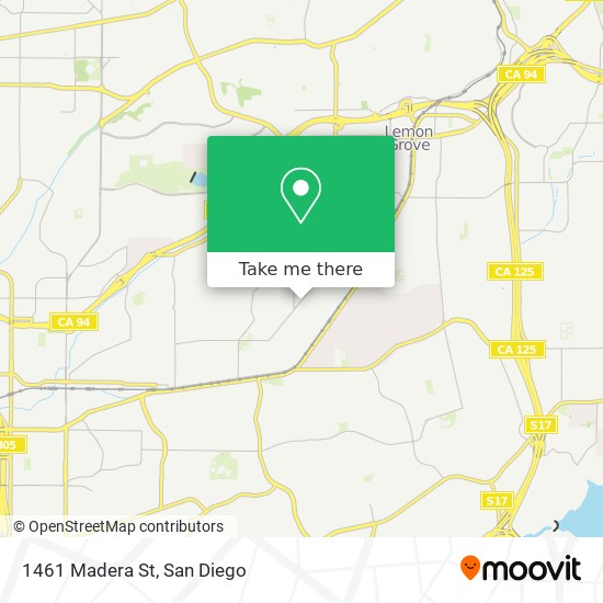 Mapa de 1461 Madera St