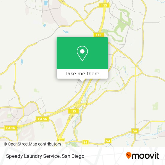 Mapa de Speedy Laundry Service