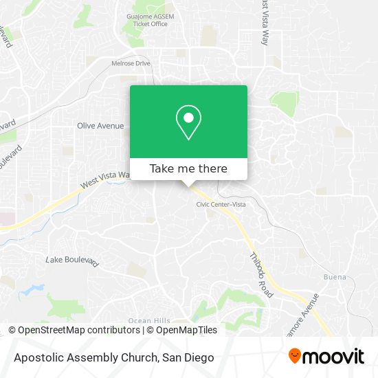 Mapa de Apostolic Assembly Church