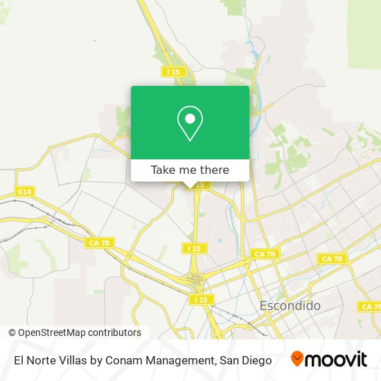 Mapa de El Norte Villas by Conam Management