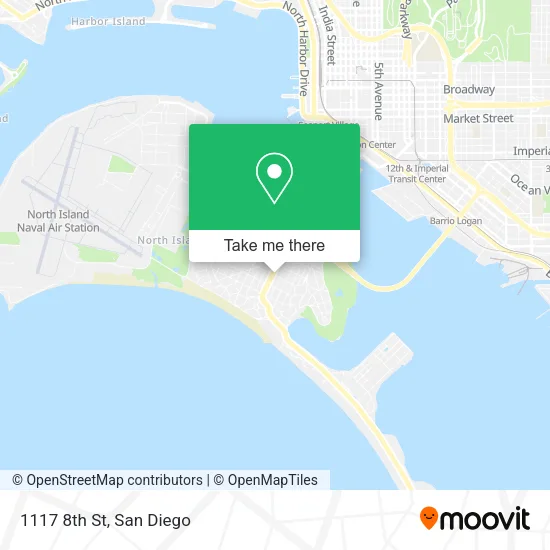 1117 8th St map