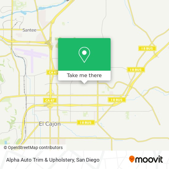 Mapa de Alpha Auto Trim & Upholstery