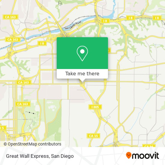 Mapa de Great Wall Express