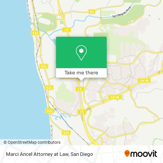 Marci Ancel Attorney at Law map